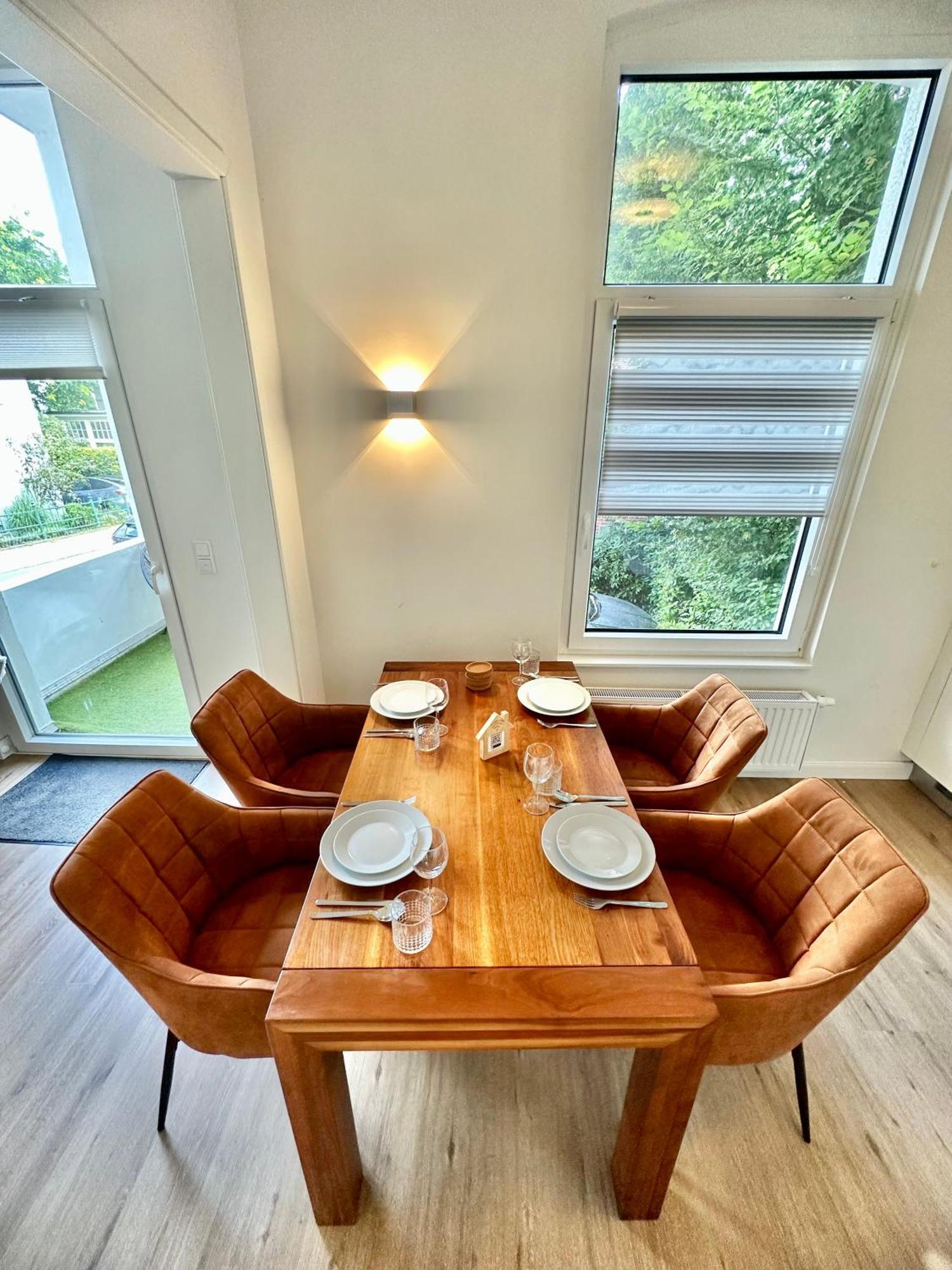 Exklusives City-Apartment Im Herzen Oldenburgs Mit Balkon Und Parkplatz A36 外观 照片