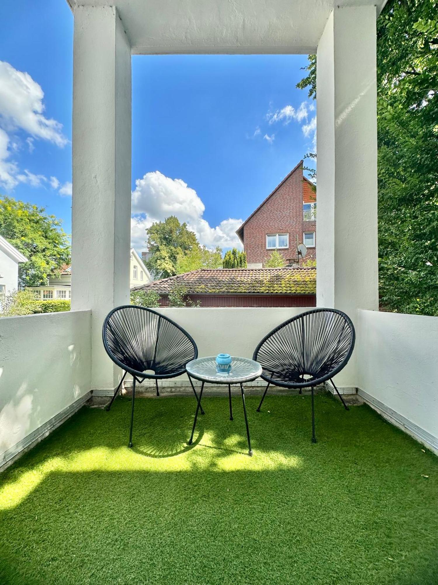 Exklusives City-Apartment Im Herzen Oldenburgs Mit Balkon Und Parkplatz A36 外观 照片